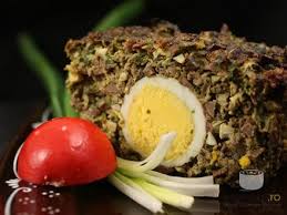 Baked Minced Lamb Stuffed With Boiled Egg Drob De Miel Ostern