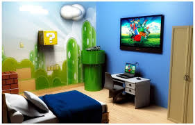 Top 25 Amazing Teenage Boys Bedroom Design Ideas For Your Child Mario Room Super Mario Room Mario Bros Room