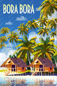 Maybe you would like to learn more about one of these? Tropical Poster Bora Bora Palms Beach French Polynesia Landscape Wall Art Print Travel Postcard In 2021 Tropical Poster Travel Postcard Landscape Wall Art
