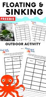 Floating And Sinking Outdoor Challenge Primary Science Activities Outdoor Education Activities Middle School Science Resources