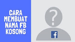 Mas melodi minta 1 dong akun fb demit ori nya,,aku buat ga pernah work. Cara Membuat Nama Fb Kosong 2022 Cara1001