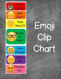 Emoji Behavior Clip Chart Worksheets Teaching Resources Tpt