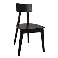 Kimi Chair Charcoal Black Black Dining Chairs Dining Chairs Traditional Dining Chairs