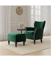Do you gravitate toward certain colors or habits? Handy Living Minstrale Button Tufted Rolled Arm Chair And Ottoman Set Reviews Furniture Macy S Chair And Ottoman Set Arm Chairs Living Room Furniture