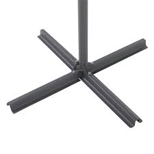 Zenova 10ft patio offset umbrella with 360 degree rotation and cross base, outdoor market umbrella with iron pole details. Corliving 9 5ft Lime Green Uv Resistant Offset Tilting Fabric Patio Umbrella Ppu 440 U