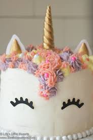 Complete with a colorful pastel mane and a gold fondant horn, this unicorn cake is great for birthday princesses of all ages. Unicorn Rainbow Cake Buttercream 5 Layer Cake Sprinkles Life S Little Sweets