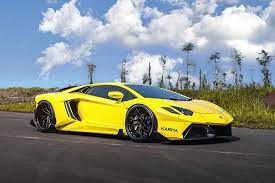 The body kit consists of an insane front lip inspired by lamborghini aventador j, canards, side skirts, rear diffuser, and a huge rear wing. Karma Widebody Kit On The Lamborghini Aventador Lp700