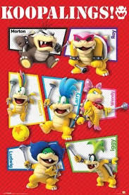 We just love being mean!. Super Mario Koopalings Prints Allposters Com In 2021 Super Mario Coloring Pages Super Mario Party Super Mario Sunshine
