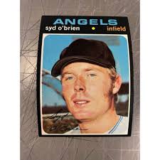 1972 Topps #689 Eddie Fisher California Angels Hi# Baseball Card Nm+