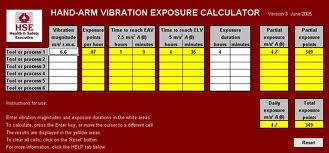 hand arm vibration exposure workforce first