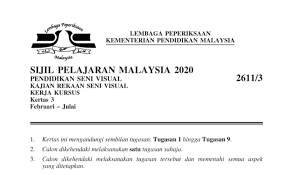 Muhammad ibrahim fikri bin rawi tingkatan : Contoh Soalan Kerja Kursus Pendidikan Seni Visual Spm 2021 Jadual Semakan Upu