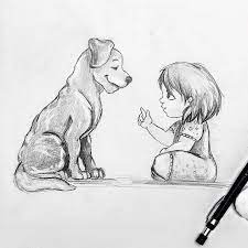 Maybe you would like to learn more about one of these? Easyanimationideas Dog Sketch Dog Drawing Girl Drawing Sketches