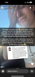 Anyone know whats going on? : rDemiBagby