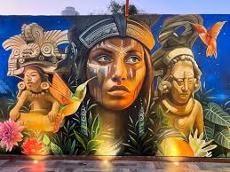 By Meiz Vew and Aps Oluth Vew Rie in Ojo de Agua, Mexico.