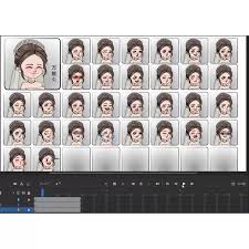 AN 动漫*女表情精致矢量图带万能头透明底非