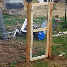 How To Put Up A Fence And Build A Gate Building A Gate Chicken Wire Fence Diy Garden Fence