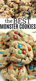 Best Monster Cookies Family Cookie Recipes Recipe Monster Cookies Recipe Monster Cookies Oatmeal Cookie Recipes