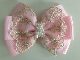 that lace is pretty great even if it is wasted on a baby headband bows fabric bows diy hair accessories