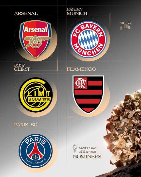 Bola de Ouro 2026: Flamengo &eacute; indicado a melhor clube do ano