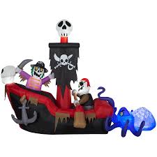 Pirate Ship Halloween Decorations At Lowes Com