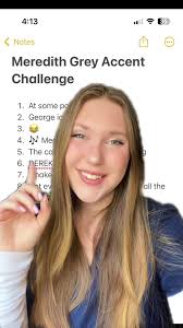 Meredith Grey Accent Challenge: Voice Impressions & Imitations