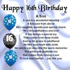 Birthday Quotes For My Son Turning 12 16th Birthday Wishes For Son 16th Birthday Quotes 16th Birthday Wishes Birthday Wishes And Images