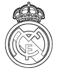 Real Madrid Logo Soccer Coloring Pages Real Madrid Logo Sports Coloring Pages Coloring Pages
