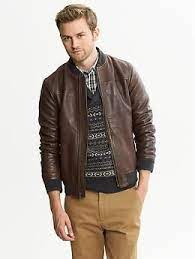 Banana Republic Brown Leather Bomber Jacket Http Bananarepublic Gap Com Browse Product Do Cid Brown Leather Bomber Jacket Leather Jacket Leather Jacket Men