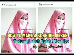 Sebelum ini kita ada bincangkan ciri ciri kain koshibo. How To Sew Koshibo Jilbab Tudung Labuh Bulat Koshibo Youtube