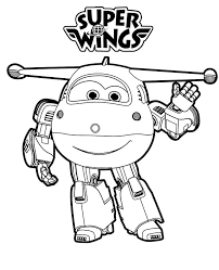 More 100 coloring pages from cartoon coloring pages category. Jett Super Wings 2 Coloring Page Free Printable Coloring Pages For Kids