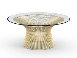 Shop wayfair for all the best gold round coffee tables. Knoll Platner Gold Coffee Table O 107 By Warren Platner Chaplins