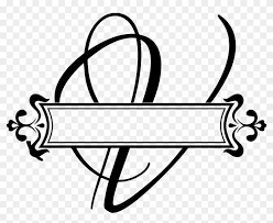 Download Split Fancy Letter Vinyl Monogram Decal Split Monogram Letter H Clipart 899790 Pikpng