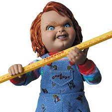 child s play 2 mafex chucky figure official images from medicom