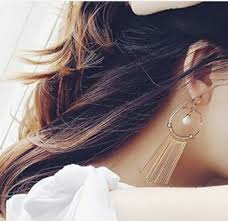 A pair of beautiful cute tiny opal studs in gold small earrings looks sober and neat. Pin By Ayesha On Cute Nd Stylish Girly Pics Girls Earrings Girls Dp Stylish Stylish Girl