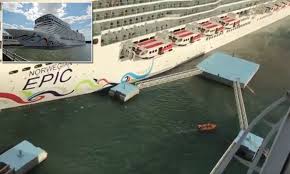 When it cools off, any lime left will settle in pipes or the hot water heater, causing a decrease in water flow or a clog. Shocking Moment Norwegian Cruise Lines Ship Based In Florida Crashes Into Dock In Puerto Rico Daily Mail Online