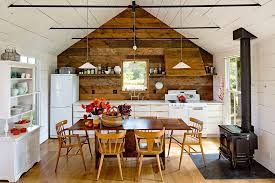 One wall kitchen in cottage. Single Wall Kitchens Space Saving Designs With Functional Charm