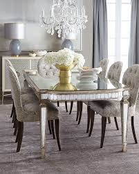 john richard collection eliza 96 l antiqued mirrored dining table mobilya ev icin furniture