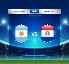 Paraguay, their last matches had in the world cup qualifications, where they are 6th on the table with seven points from six games. Premium Vector Paraguay Vs Qatar Scoreboard Broadcast Football Copa America