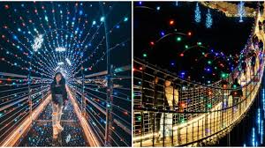 Check spelling or type a new query. Tennessee S Pedestrian Suspension Bridge Transformed Into A Holiday Light Show Narcity