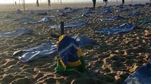Camboriú un clásico de brasil. Colocan 400 Bolsas Para Cadaveres En La Playa De Copacabana En Brasil