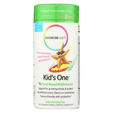 Rainbow Light Kids One Multistars Fruit Punch 30 Chewable Tablets The Greenline Market