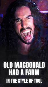 Old MacDonald Had a Farm in the style of Tool #nurseryrhymes #metal #tool