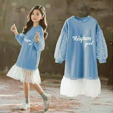 Menu anak susah makan makanan bayi 2 tahun menu makan anak mpasi pengganti nasi masakan anak. Jual Baju Anak Dress Siosen Blue Sky Kiddy Usia 5 6 7 8 Tahun Di Lapak Bazuqu Bukalapak