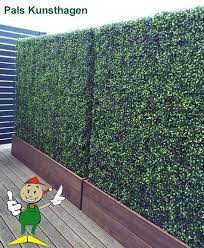 balkonafscheiding balkondecoratie kunsthaag balkonscherm mooi en fris gekleude bonte liguster kunsthaag gemaakt van duurzaam tuin decoratie tuin ideeen tuin