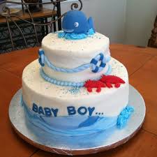 Baby Boy Whale Cake Whale Baby Shower Cake Whale Cakes Whales Baby Shower