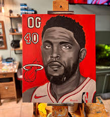 Can you feel the heat down in your soul? #udonishaslem #miamiheat  #basketball #og40 #oilpainting #art #painting #artist #artwork #portrait  #oiloncanvas #fineart #artistsoninstagram #artgallery #drawing #artoftheday  #instaart #contemporarypainting ...