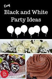 Hosting a white party theme event? Black And White Party Ideas