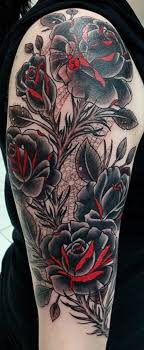 Black And Red Flower Tattoo Sleeve Black Roses Tattoo Picture At Checkoutmyink Com Rose Tattoos Rose Tattoo Sleeve Tattoos