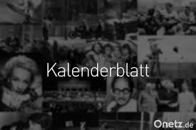 Das aktuelle kalenderblatt für den 5. Kalenderblatt 2021 21 April Onetz