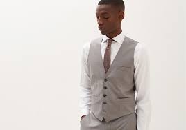 Sangle avec une boucle réglable dans le dos. Gilet De Costume Hommes